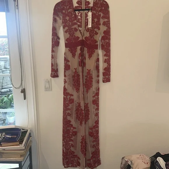 NWT FREE PEOPLE X FOR LOVE & LEMONS TEMECULA MAXI DRESS -  www.everbestladdersbd.com